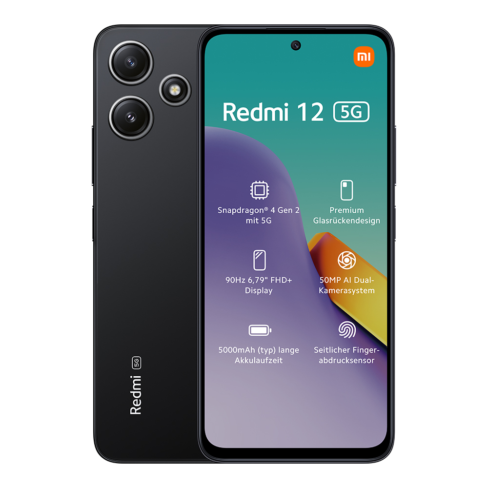 Redmi 12 5G 4GB/128GB | Midnight Schwarz